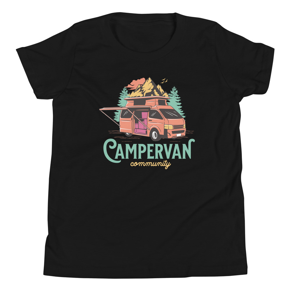 Campervan Community - Outdoor Adventure Youth Staple Tee