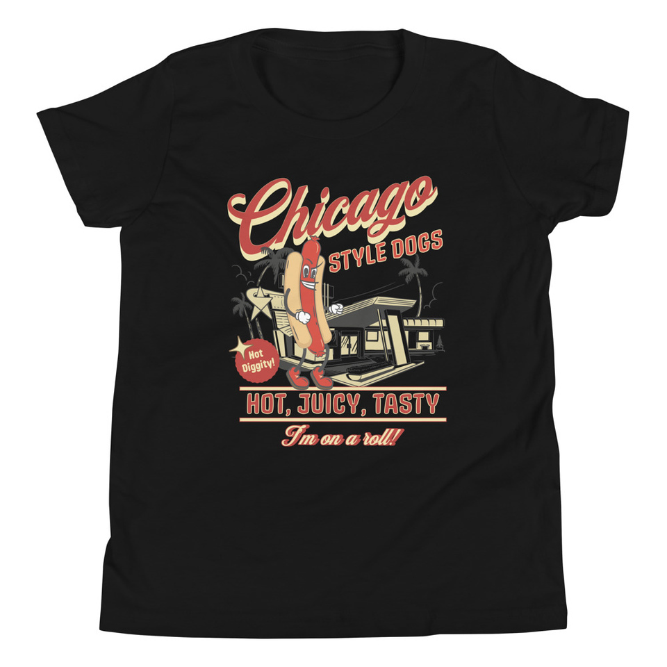 Chicago Style Hot Dogs Youth Staple Tee