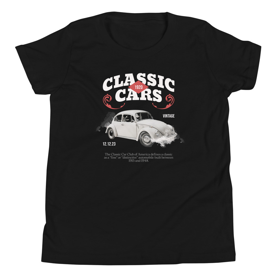 Classic Cars Youth Staple Tee