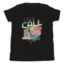 Classic Retro Illustrative Portrait Men Calling Youth Staple Tee