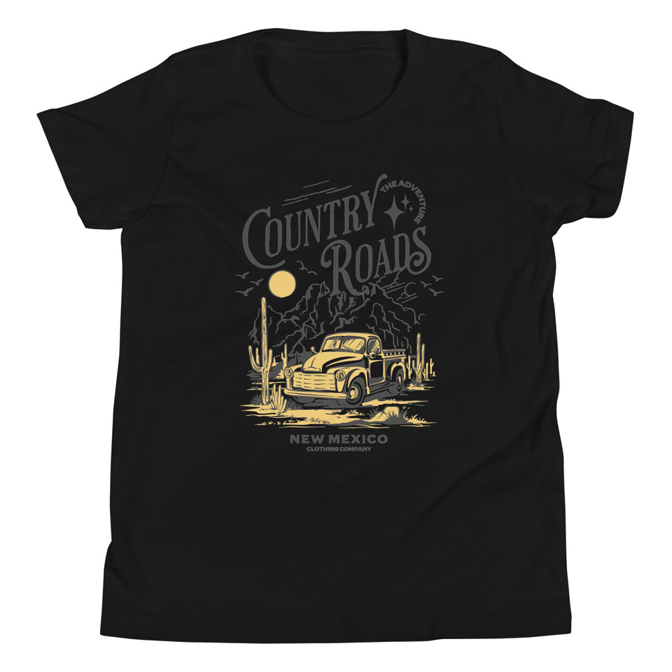 Country Roads - Wild West Youth Staple Tee