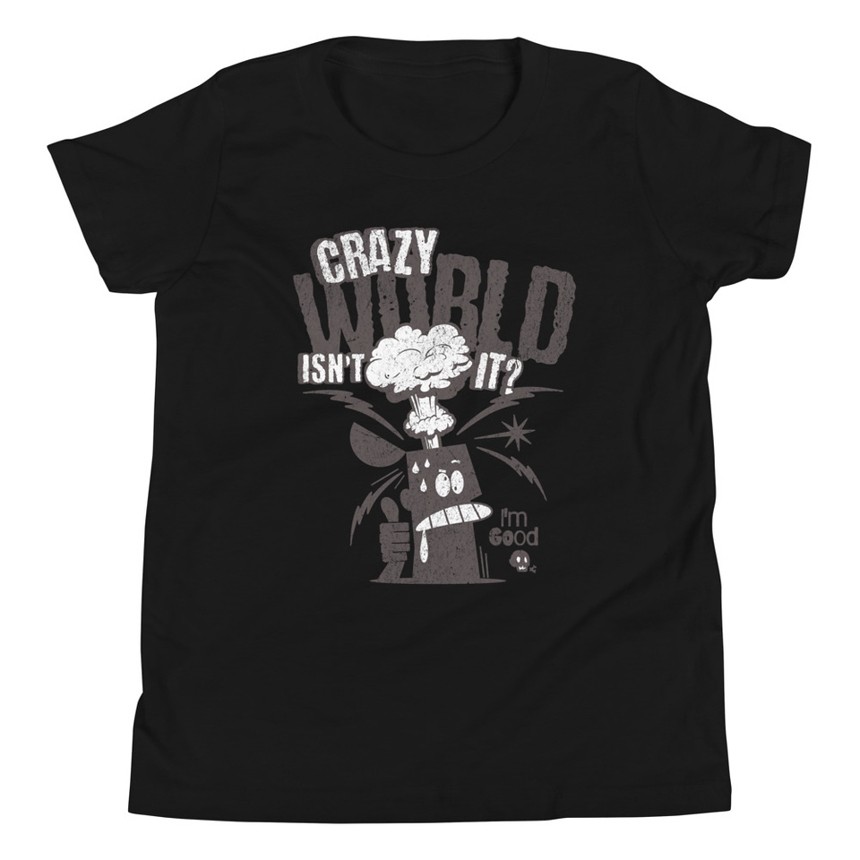 Crazy World Youth Staple Tee