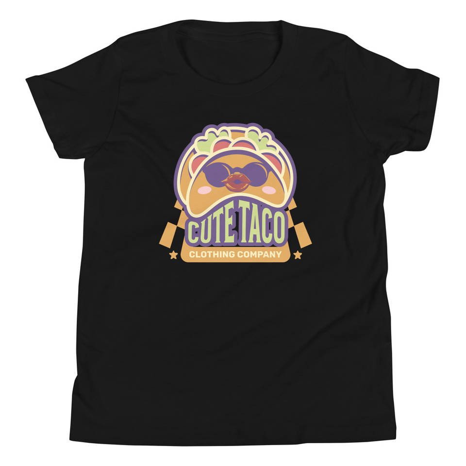 Cute Taco - Colorful Mexican Tortilla Youth Staple Tee