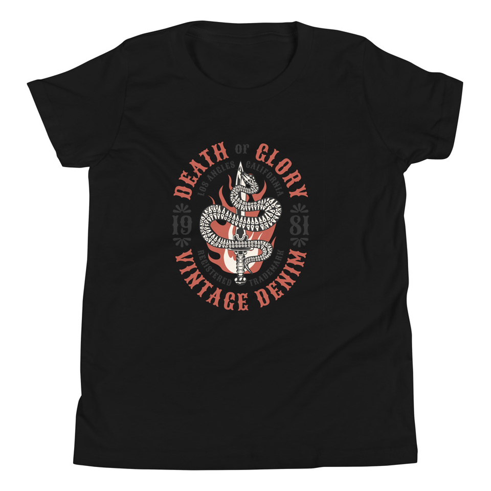 Death or Glory - Sword Snake Youth Staple Tee