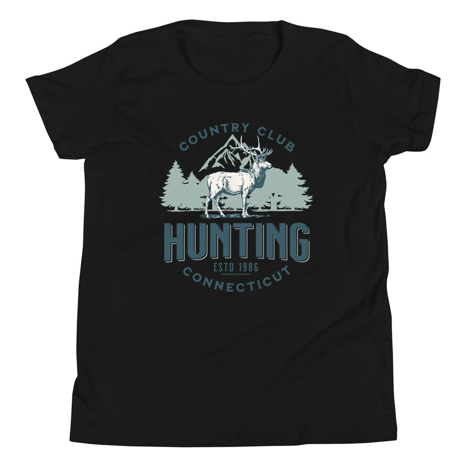 Deer Hunting Country Club  Youth Staple Tee