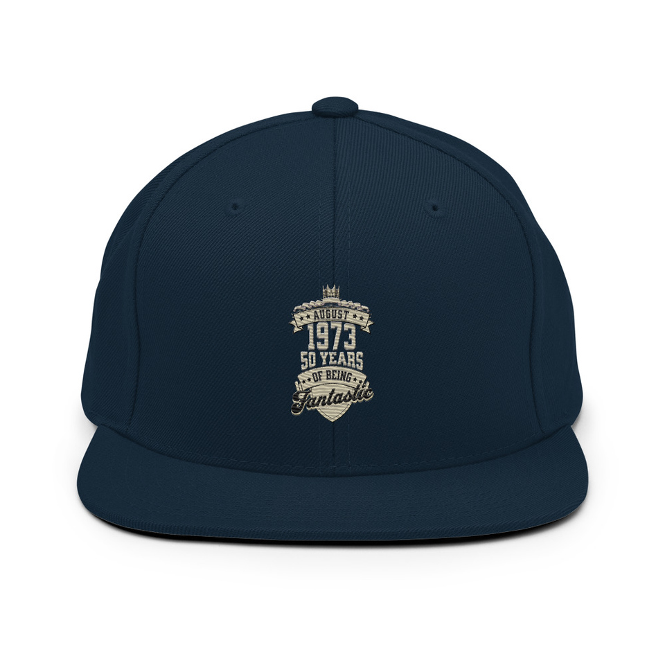 August 1973 - 50 Years Of Being Fantastic Classic Snapback