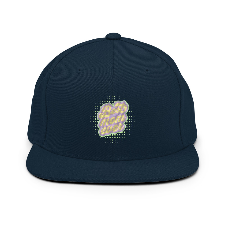 Best Mom Ever - Retro Typography Classic Snapback