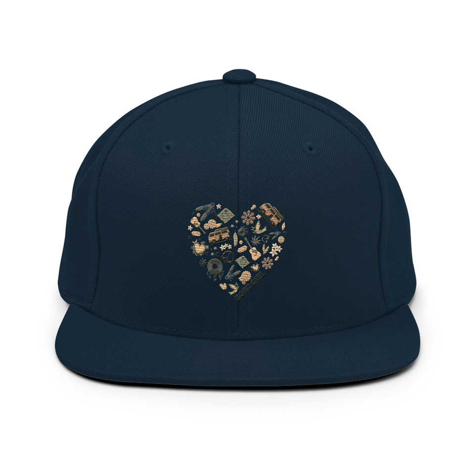 Boho Girl Poster Classic Snapback