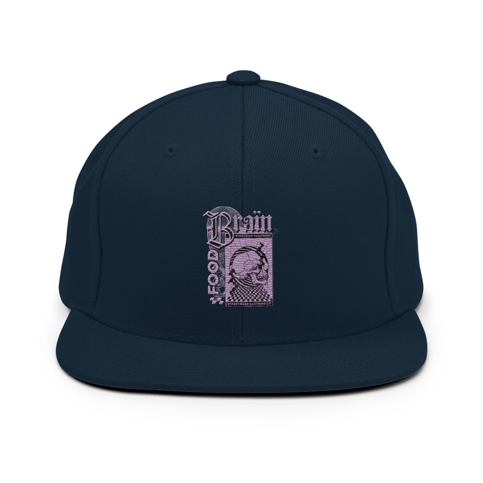 Brain Food - Y2K Skull Streetwear Classic Snapback