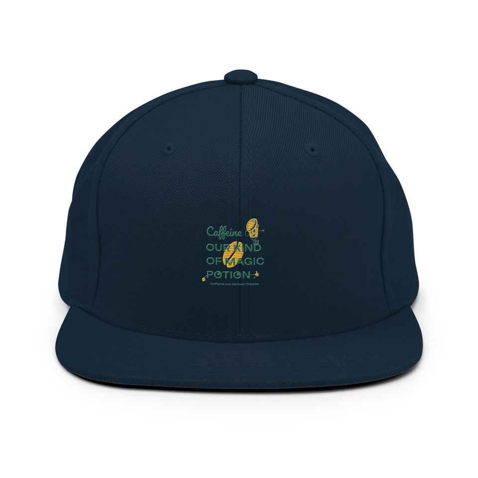 Caffeine Cartoon Classic Snapback