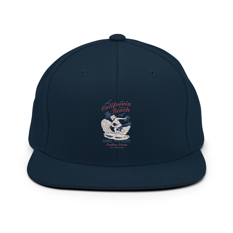 California Beach Surfing Classic Snapback