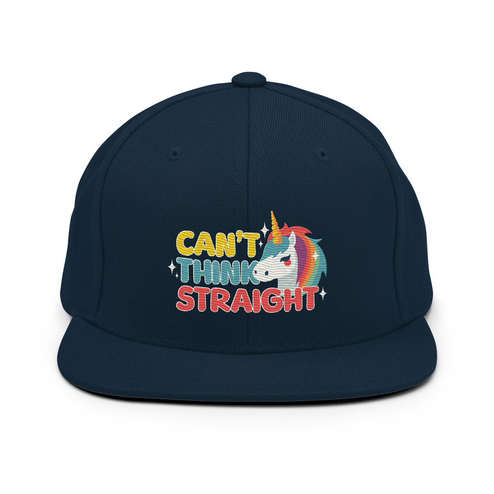 Can't Think Straight (2) Classic Snapback