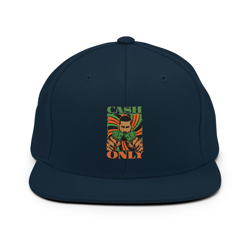 Cash Only - Streetwear Classic Snapback