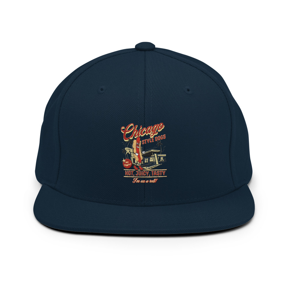 Chicago Style Hot Dogs Classic Snapback