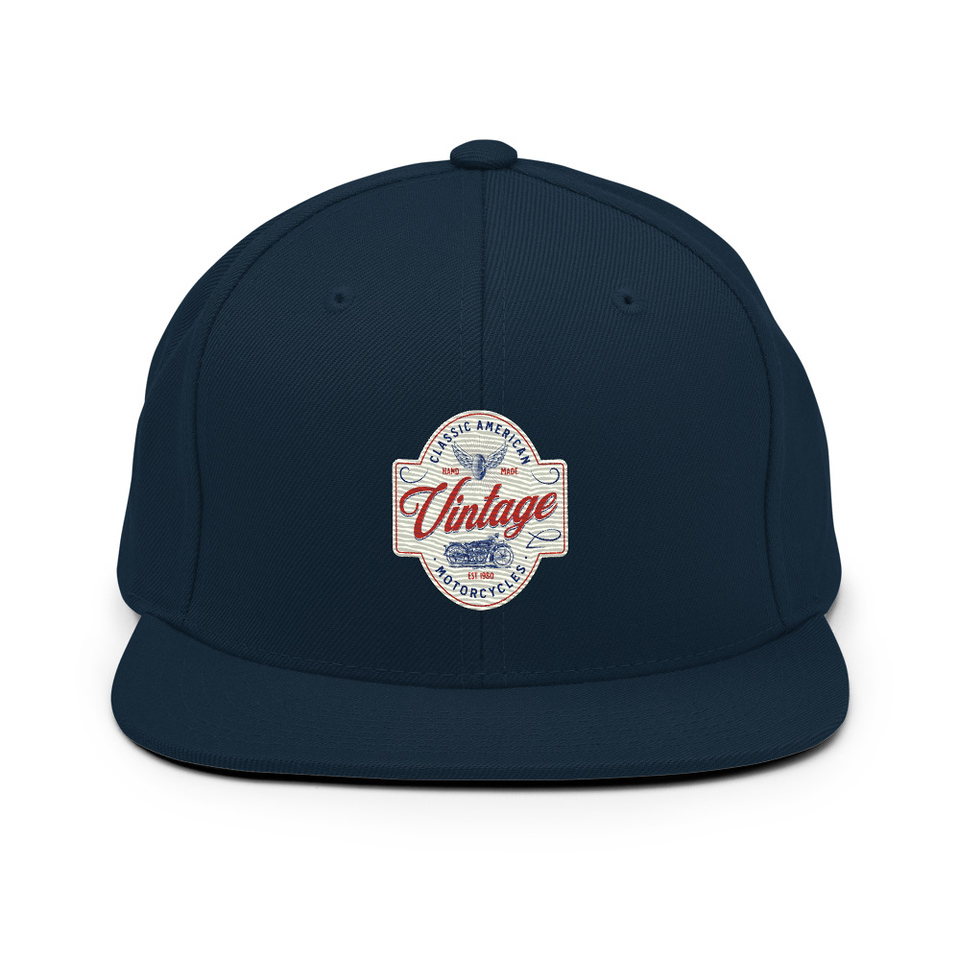 Classic American Motorcyles - Vintage Classic Snapback