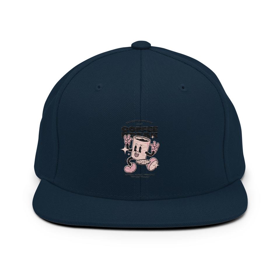 Coffee Break Mascot Classic Snapback