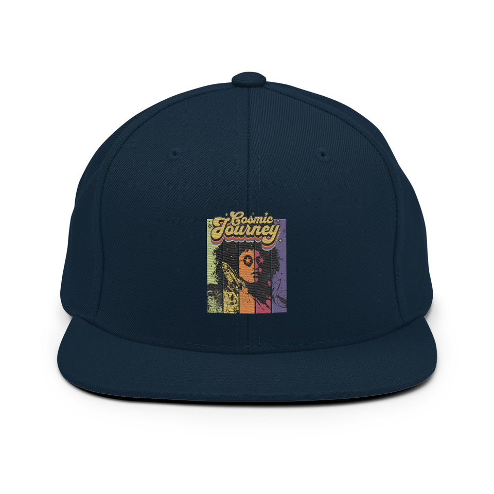 Cosmic Journey Rainbow Retro Classic Snapback