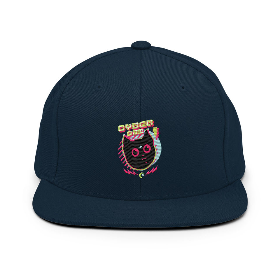 Cyber Cat - Neon Color Classic Snapback