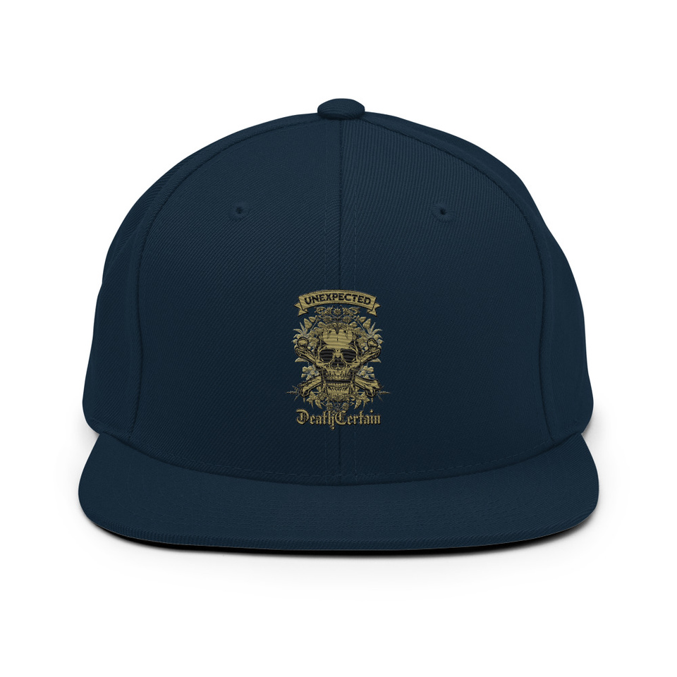 Death Certain and Unexpected Classic Snapback