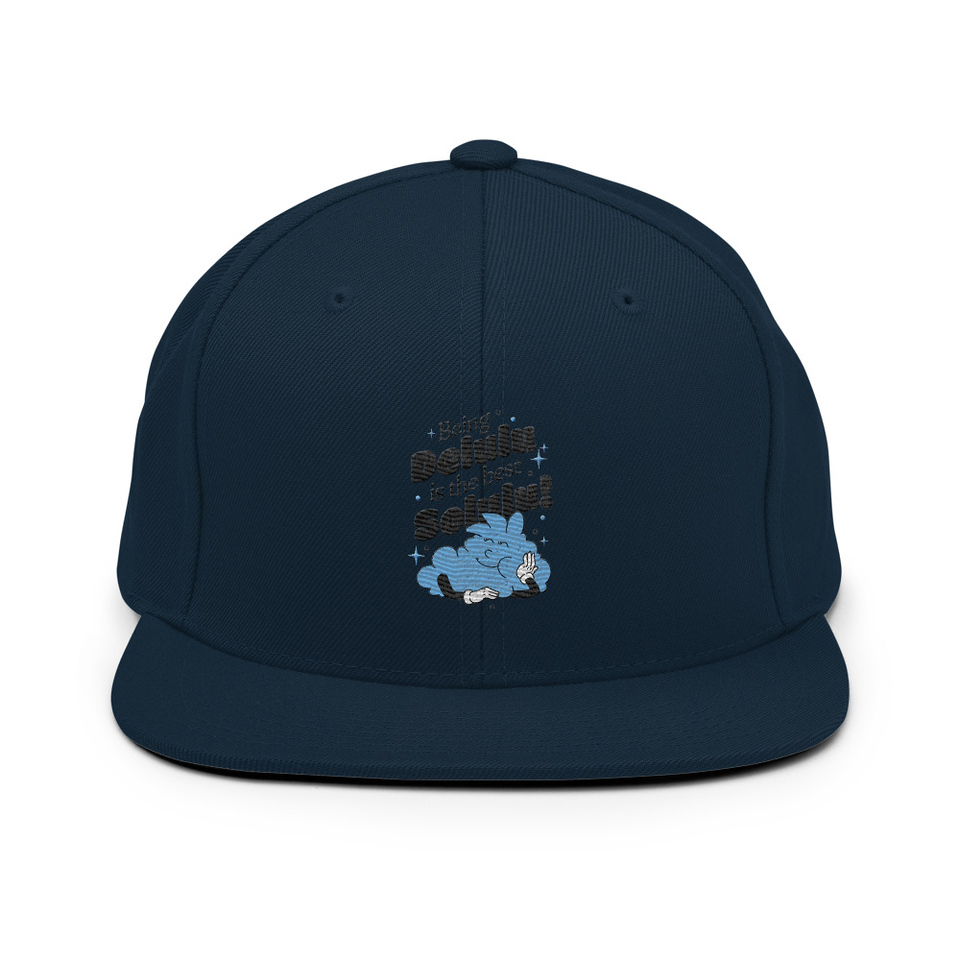 Delulu is the Solulu! - Typographic Cartoon Streetwear Classic Snapback