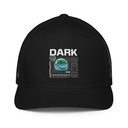 Abstract Y2K Closed-Back Trucker Cap