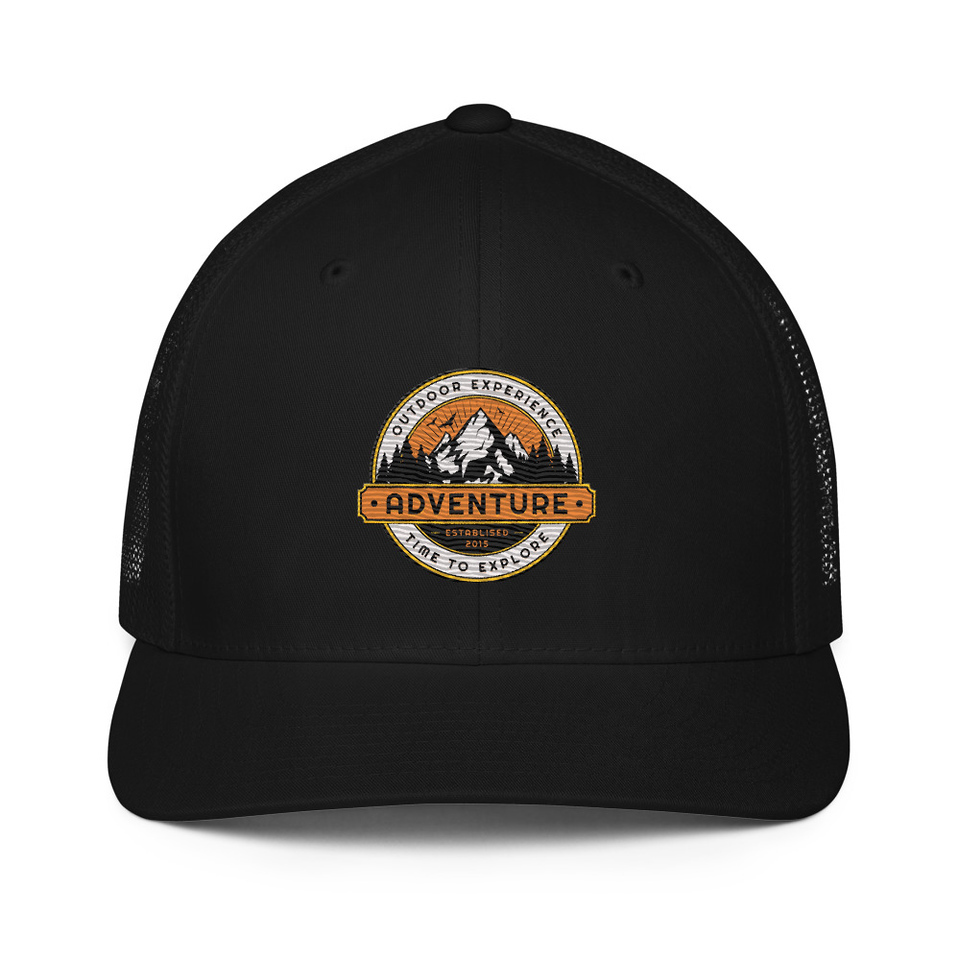 Adventure - Outdoor Mountain Closed-Back Trucker Cap