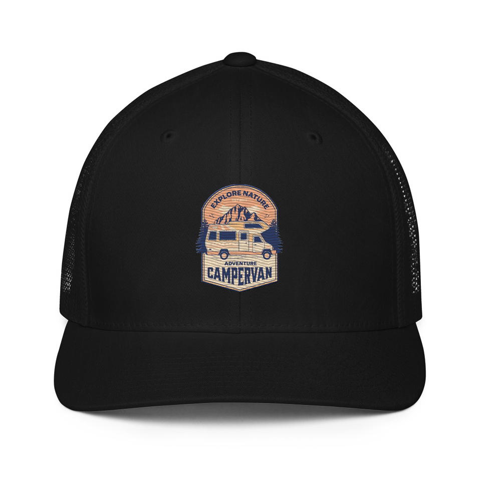 Adventure Campervan - Outdoor Closed-Back Trucker Cap
