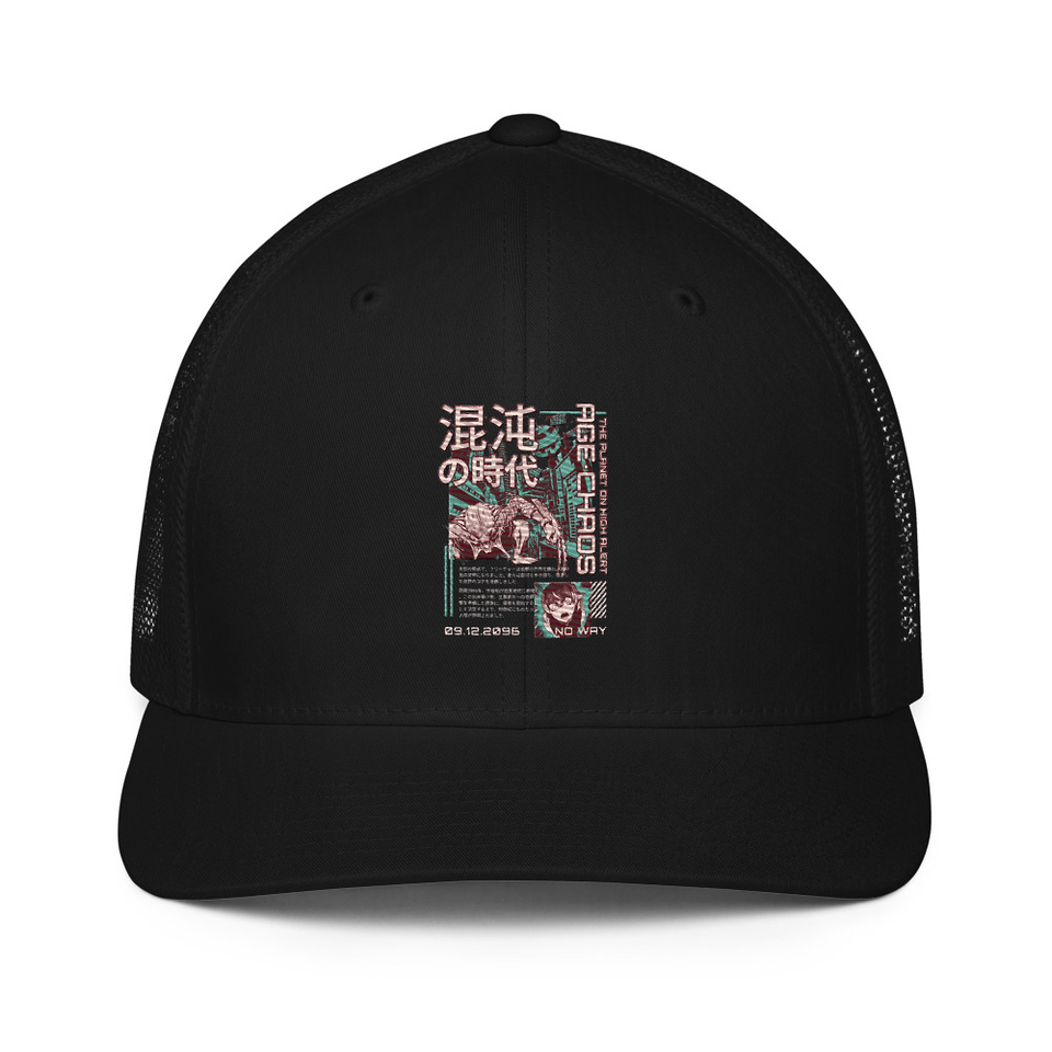 Age of Chaos - Japanese Anime Closed-Back Trucker Cap