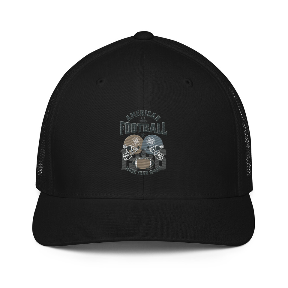 American All Star Football - Sports Helmet Closed-Back Trucker Cap