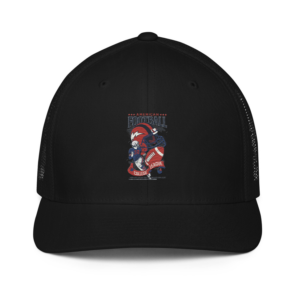 American Football - Athletic College League Closed-Back Trucker Cap