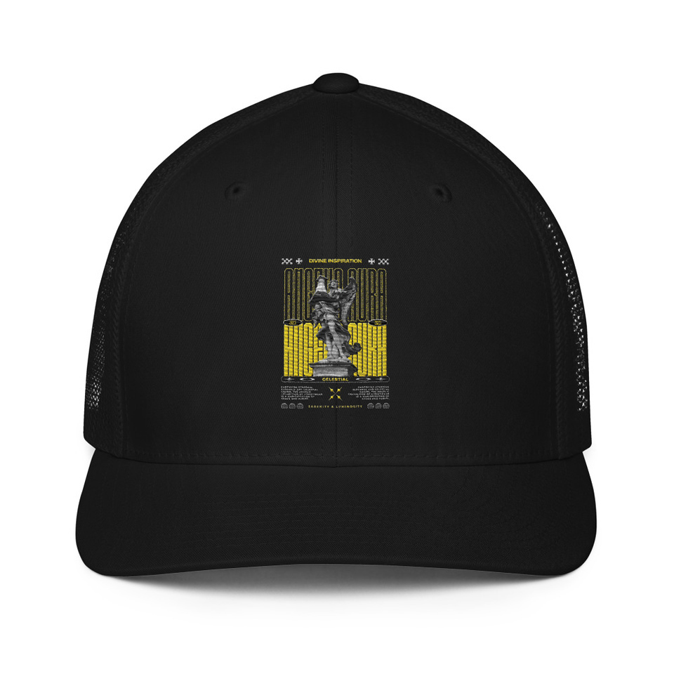 Angelic Aura Streetwear Closed-Back Trucker Cap