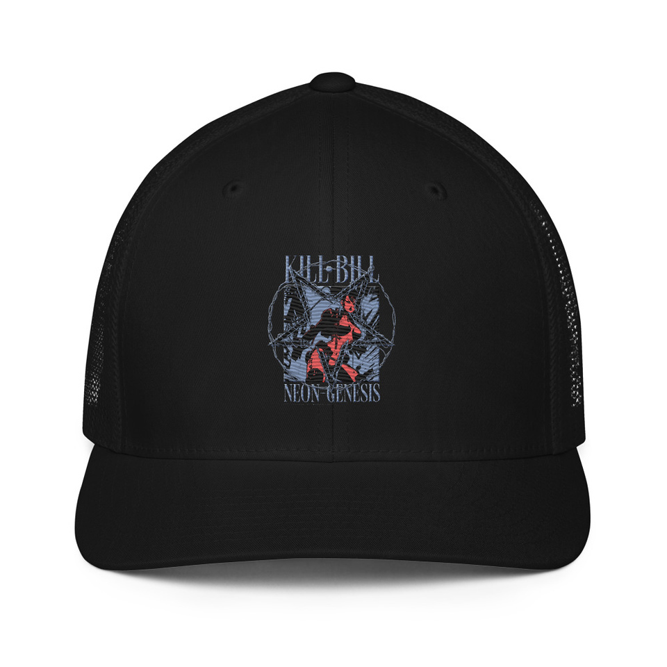 Anime Vintage Closed-Back Trucker Cap