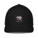 Anywhere With You - Typographic Cartoon Streetwear Closed-Back Trucker Cap