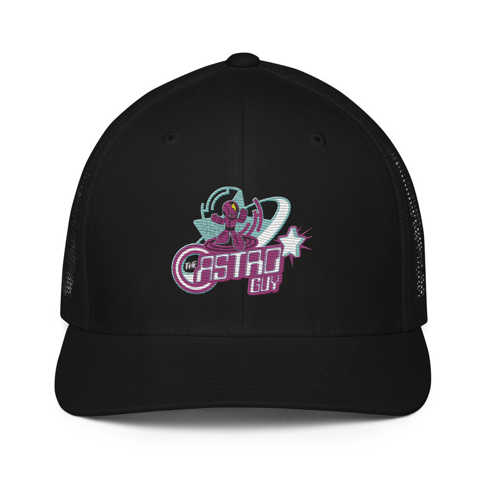 astro guy Closed-Back Trucker Cap