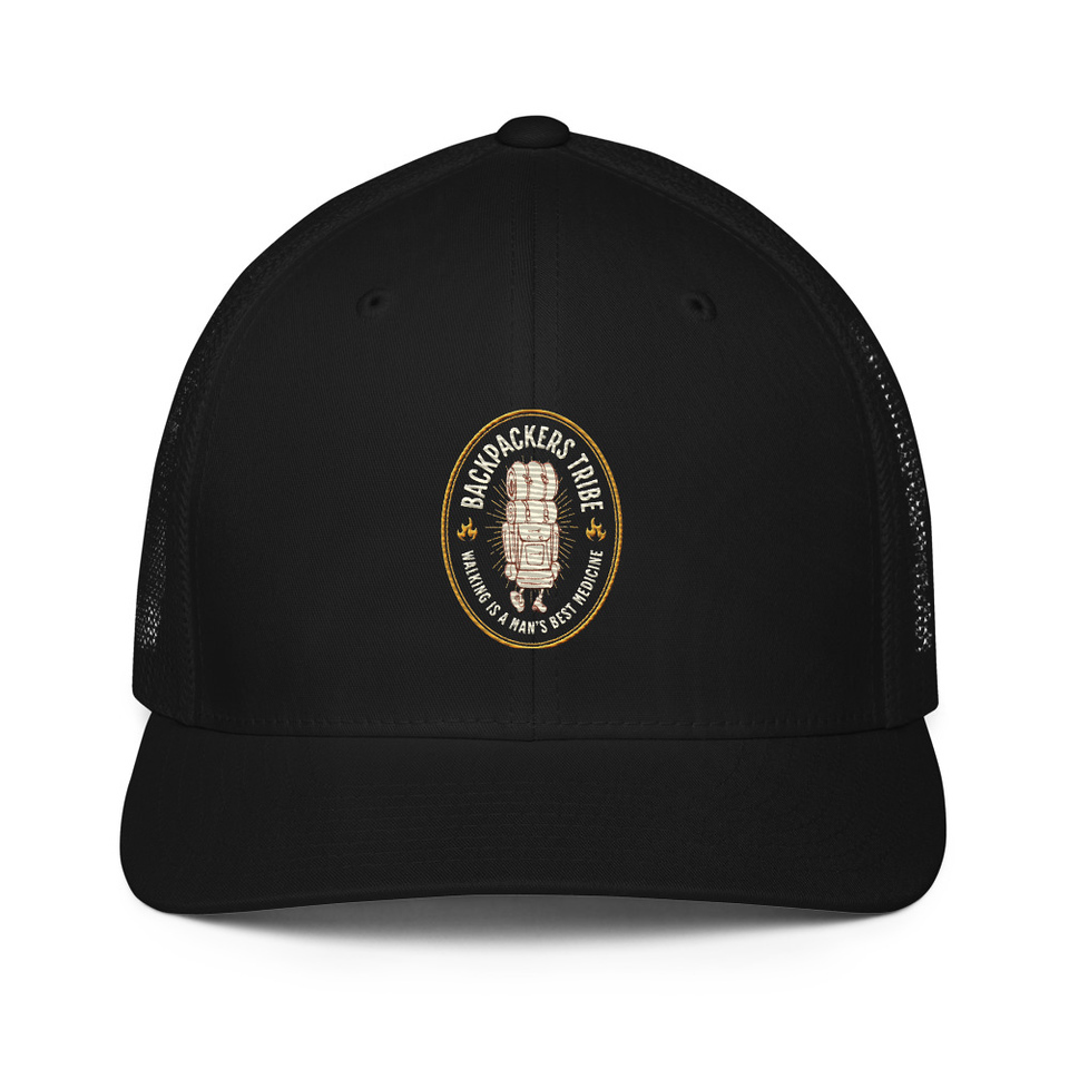 Backpackers Tribe - Adventure Badge Closed-Back Trucker Cap