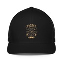 Barber Shop Cuts & Shaves - Scissor Closed-Back Trucker Cap
