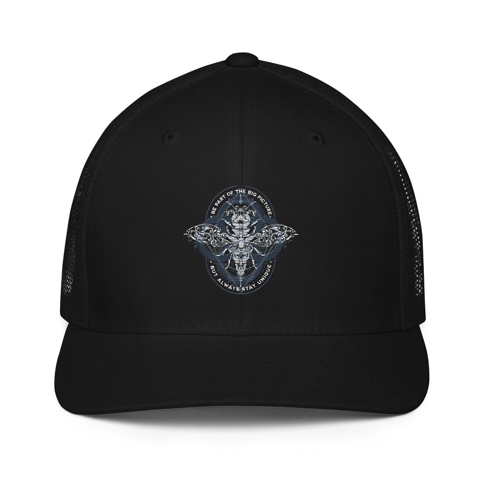 Be Part of the Big Picture - Insect Closed-Back Trucker Cap
