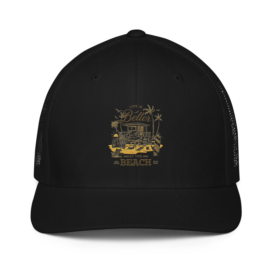 Beach Life - Outdoor Closed-Back Trucker Cap