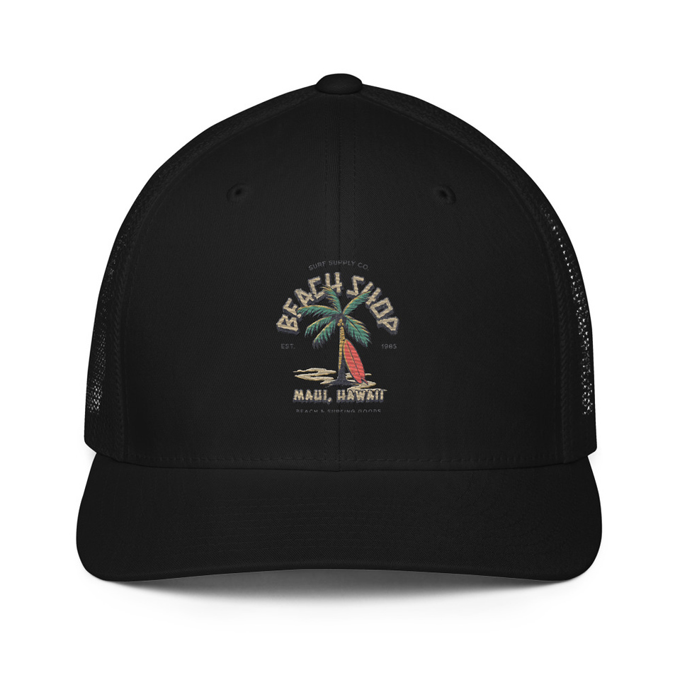 Beach Shop Closed-Back Trucker Cap