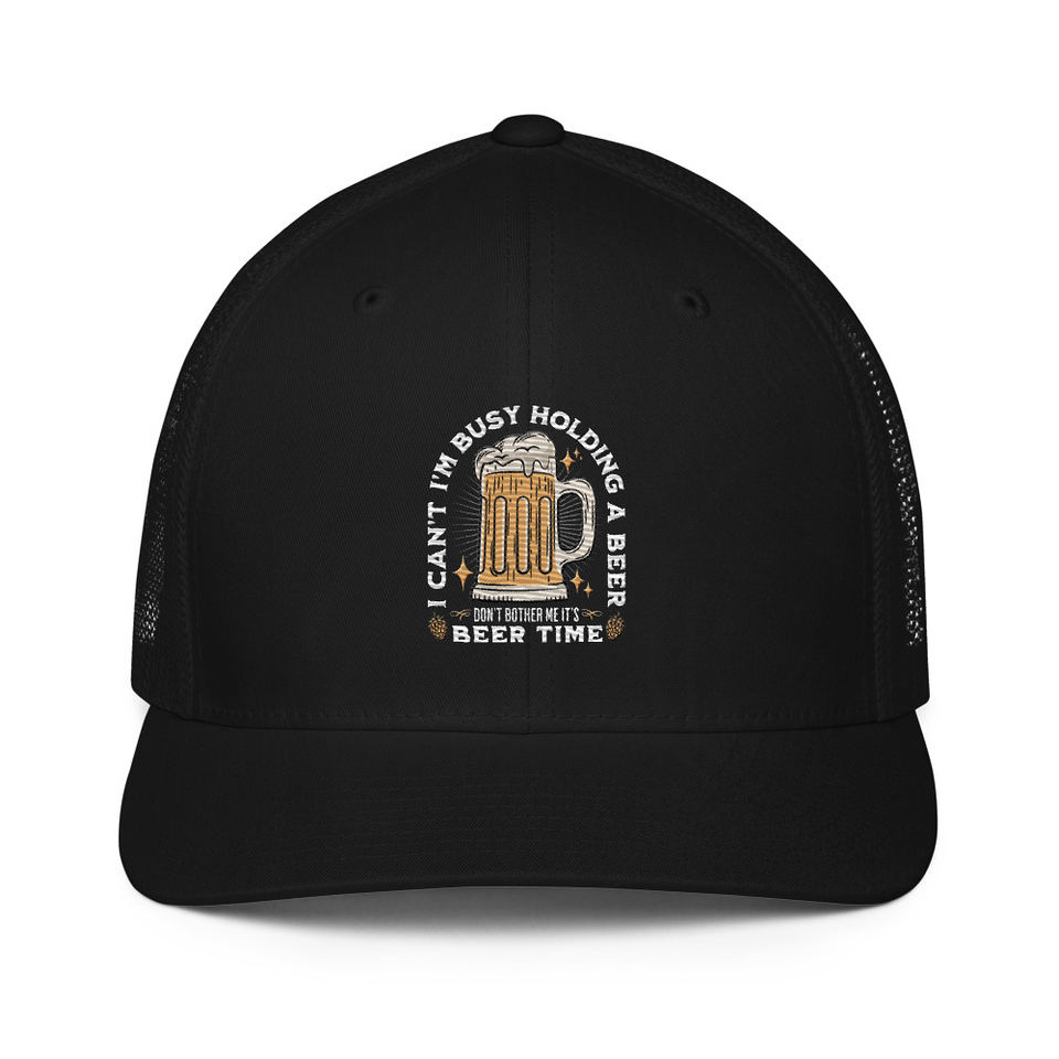 Beer Time - Father's Day Closed-Back Trucker Cap