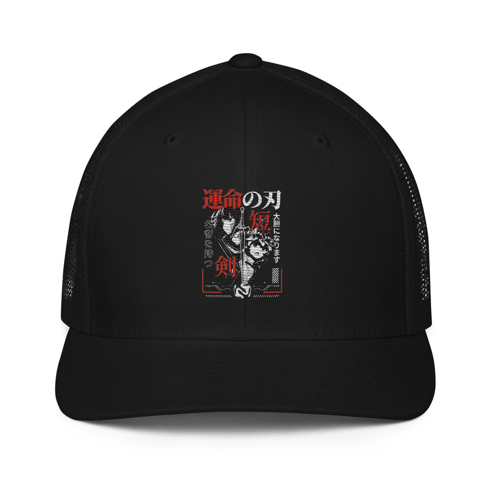 Blades of Fate - Japanese Manga Anime Closed-Back Trucker Cap