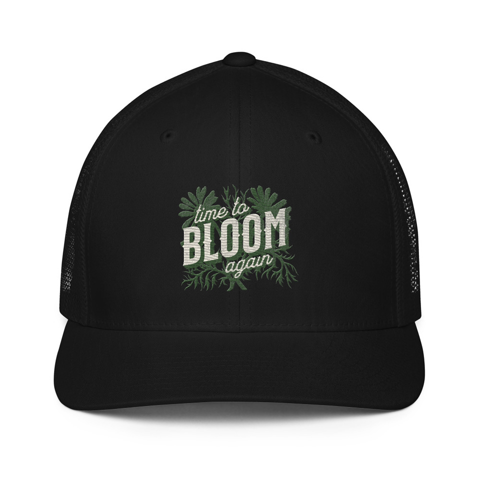 Bloom Again Closed-Back Trucker Cap