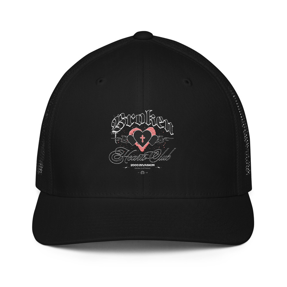 Broken Hearts Club Closed-Back Trucker Cap