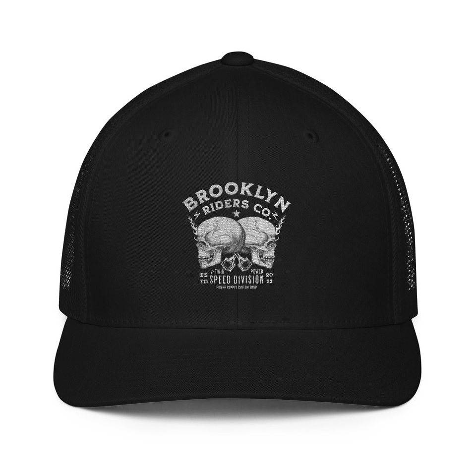 BROOKLYN NEWYOR RIDERS CO Closed-Back Trucker Cap