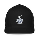 But First Coffee - Hand Lettering Typography Closed-Back Trucker Cap