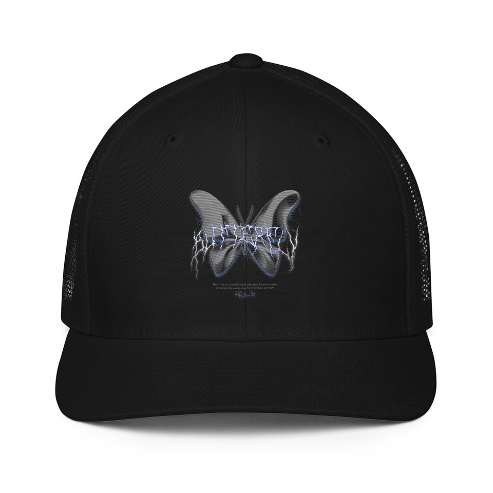 Butterfly Closed-Back Trucker Cap