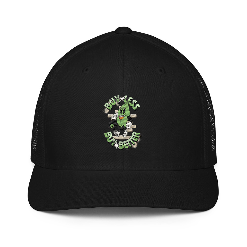 Buy Less- Buy Better Closed-Back Trucker Cap