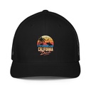 California Beach - Retro Surf Closed-Back Trucker Cap