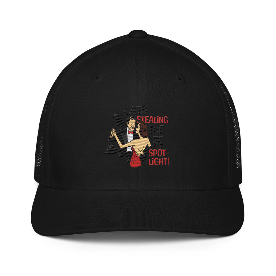 Cats Stealing the Spotlight Closed-Back Trucker Cap