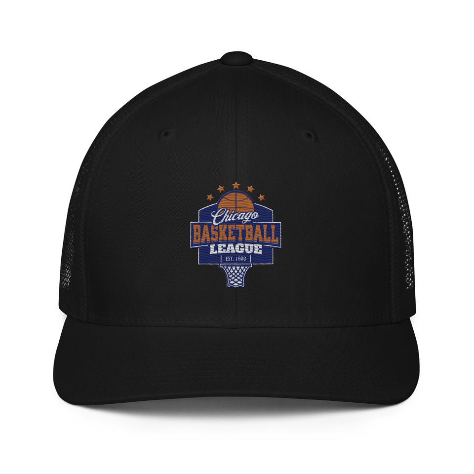 Chicago Basketball League - Athlectic Sports Closed-Back Trucker Cap